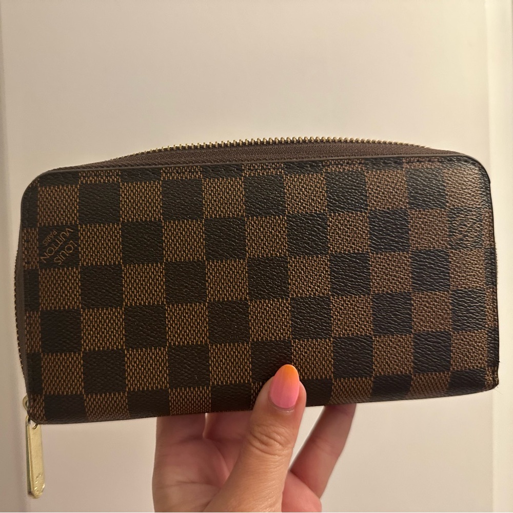 Louis Vuitton Brown Checkered Wallet